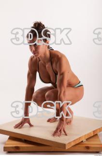 Kneeling pose of Oxana  0002